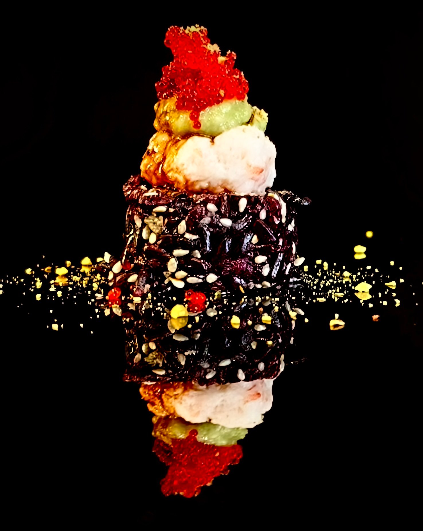 BU5- Black ebi roll